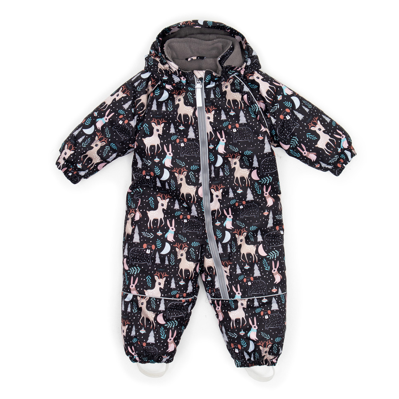 Дитячий зимовий комбінезон Аполло з утеплювачем Termoloft  Мембранна тканина Чарівний ліс  принт Розмір 74-80, фото 1