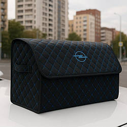 Органайзер у багажник автомобіля, чорний з синьою ниткою та лого Опель