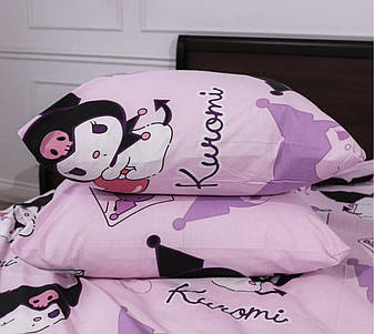 Дитяча полуторна постільна білизна бавовна Куроми, фото 2