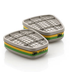 Фільтр 3M 6059 ABEK1 для респіратора – захист від органічних, неорганічних, кислотних газів і аміаку