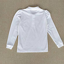 Уцінка!!! Поло для дівчинки George біле, 6-7р (116-122см)