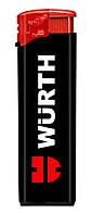 Запальничка з логотипом Würth, 2.50х8.5х0.9 см Wurth (0WGE217413)