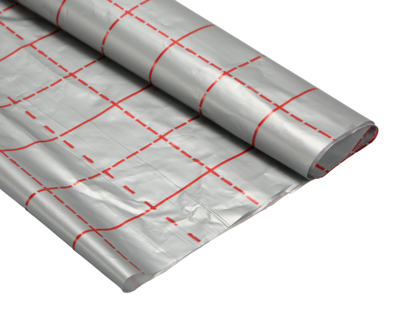 Плівка поліетиленова з розміткою під теплу підлогу, рулон 100м2, фото 1