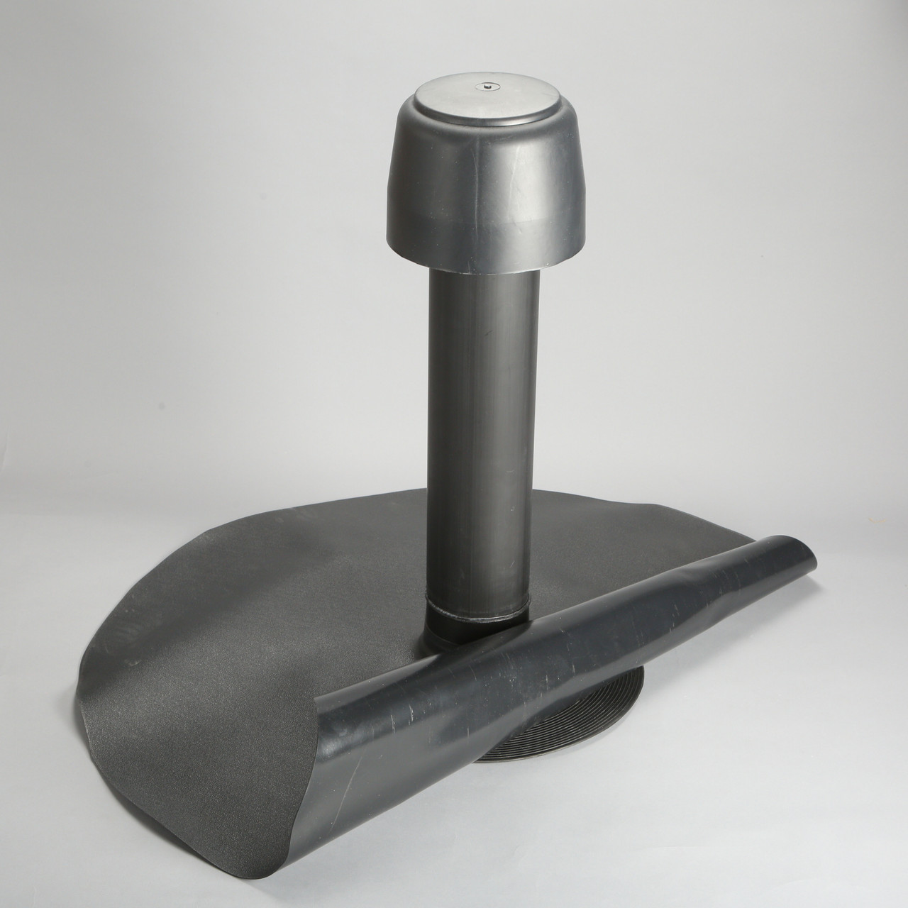 Аератор для плоских покрівель з бітумним фартухом з ударостійкого поліпропілену DN110, Н600мм, фото 1