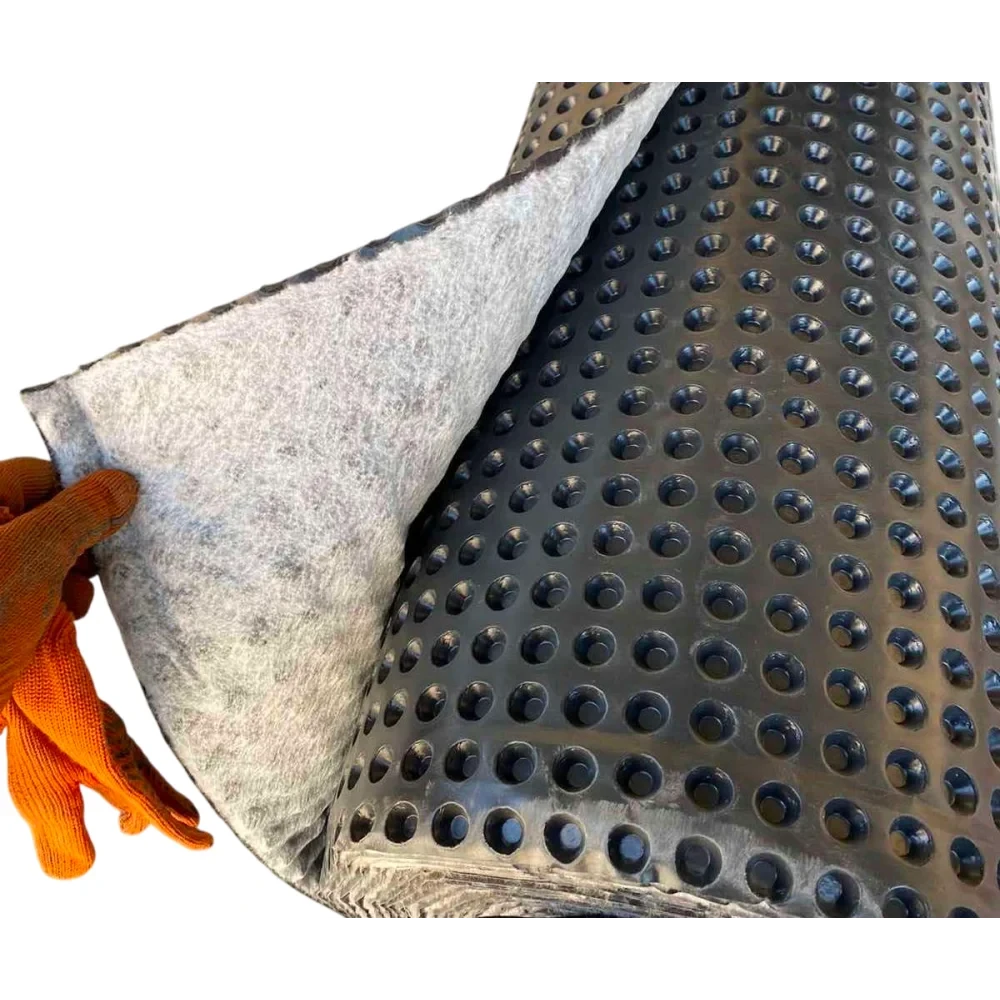 Мембрана шипоподібна профільована Гідростоп ГЕО 500 +100 г/кв.м (2м*15м), фото 1