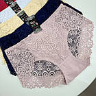 Жіночі бавовняні трусики #3034 Biweier Мікс, фото 3