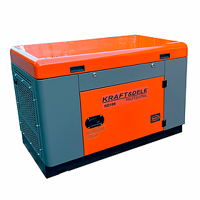Однофазний дизельний генератор 18/19 кВт Kraft&Dele KD199 двоциліндровий дизельний генератор