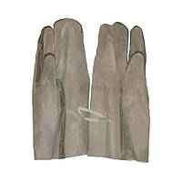 Тактичні рукавички ОЗК трипалі Л-1 хімзахист ЗСУ. Сірий колір. Розмір 3