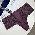 Жіночі бавовняні стрінги #3028 Biweier Мікс, фото 8