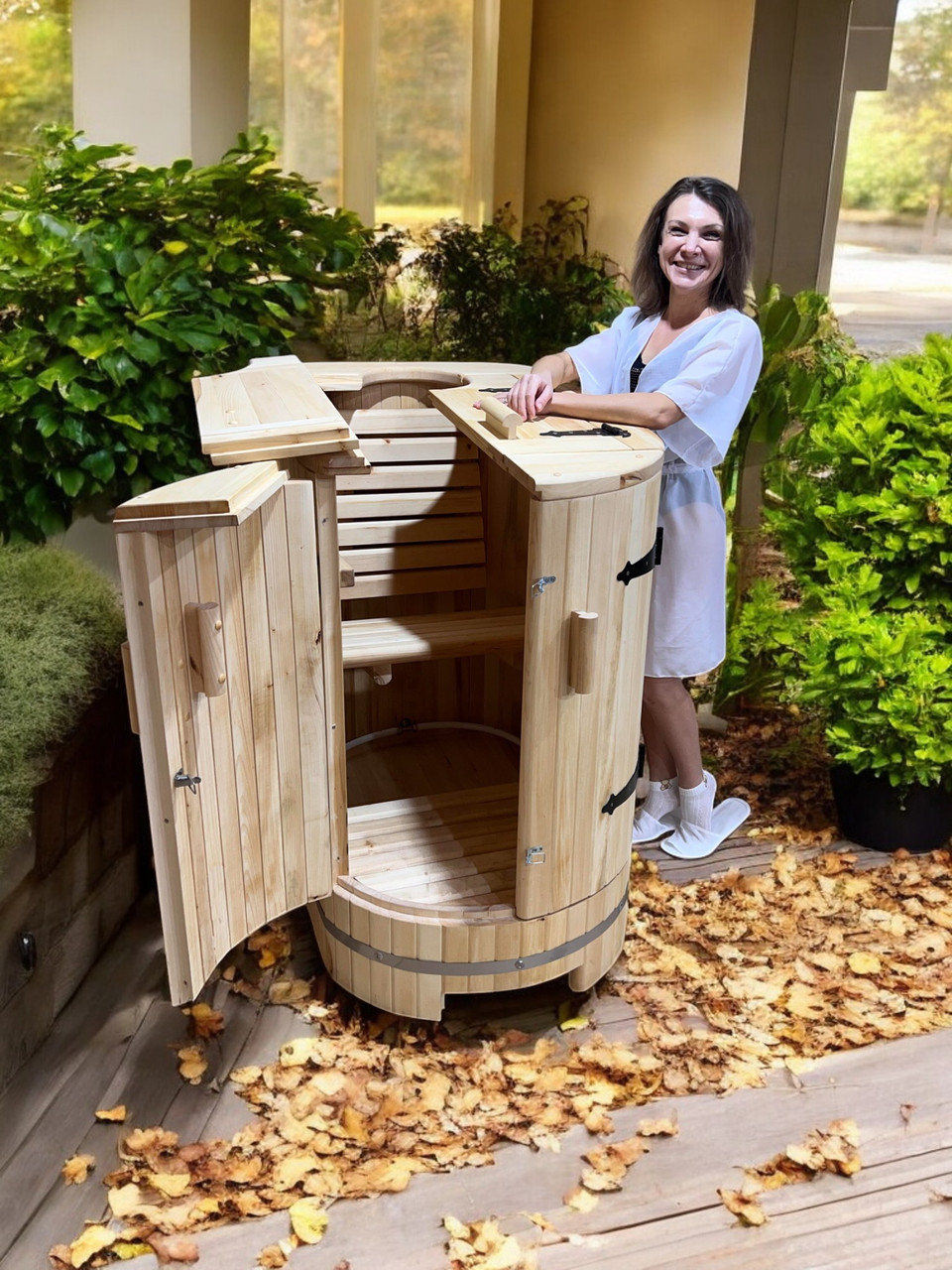 Фіто бочка для дому або салону - міні-сауна, яка завжди поруч, фото 1