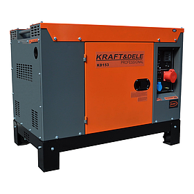 Потужний дизельний генератор Kraft&Dele KD153 15.5 кВт трифазний генератор для дому