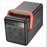 Power Bank HOCO J142 100000mAh з функцією швидкого заряджання 6USB/2Type-C, 22.5W/3A, фото 3