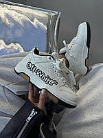 Жіночі шкіряні кросівки OFF WHITE OUT OF OFFICE FOR WALKING WHITE Люкс