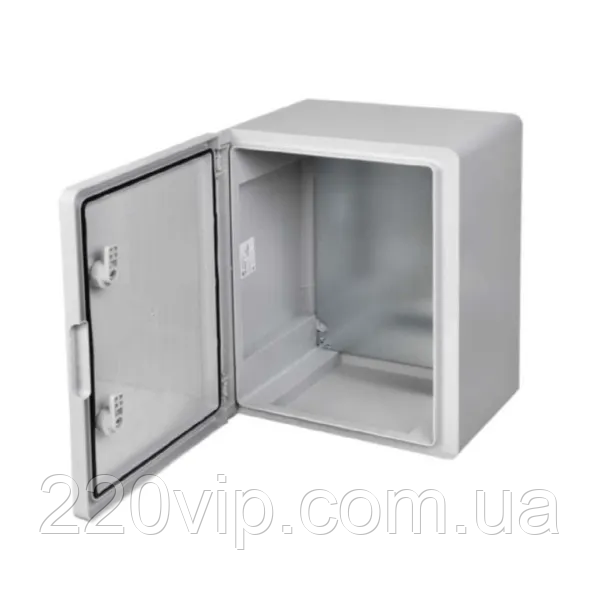 Корпус пластиковий IP65 200*300*130 MKP93-N-302013-65-UEC ЩМПп, білі двері, щит із монтажною панеллю, бокс, шафа, фото 1