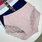 Жіночі великі бавовняні трусики #3029 Biweier, фото 5
