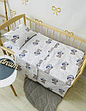 Дитяча постільна білизна в ліжко, комплект постільної дитячої білизни в ліжечко Angelok-child, фото 5