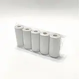 Набір термо паперу для мобільного принтера термопапір в рулонах Білий 57 мм 5 шт напівматовий, фото 4