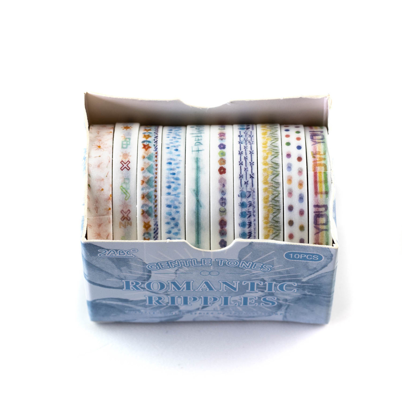 Набір з 10 різнокольорових скотчів 5мм по 2м DSK026, фото 1