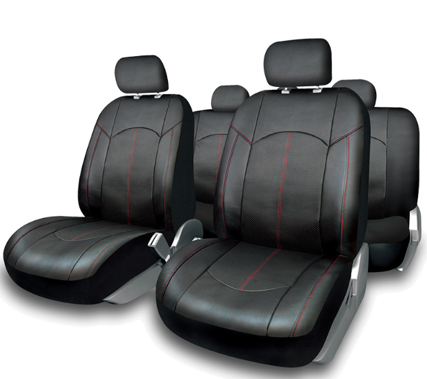 Чохли на сидіння Car Plus AD9106 перед і зад зі шкіри для автомобіля