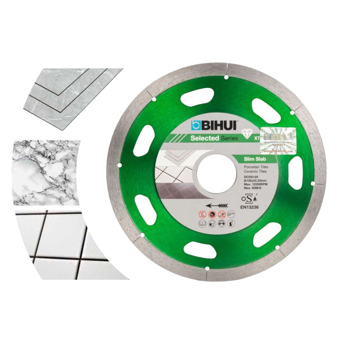 Диск алмазний BIHUI B-SLIM 115x1,0x22,23 мм (DCDS115), фото 1