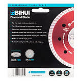 Диск алмазний BIHUI B-TURBO 115x1,3x22,23 мм (DCDT115), фото 6