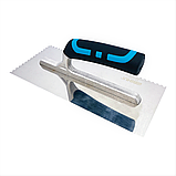 Зубчастий шпатель BIHUI STAINLESS зуб 4 мм з нержавіючої сталі 280х120 мм (PTSB04), фото 2