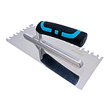 Зубчаcтий шпатель BIHUI STAINLESS Тигровий зуб з нержавіючої сталі 280х120 мм (PTSBTG), фото 3