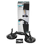 Подвійна присоска BIHUI BLACK 115мм до 85 кг (SCDB4), фото 2