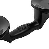 Подвійна присоска BIHUI BLACK 115мм до 85 кг (SCDB4), фото 3