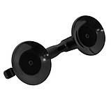 Подвійна присоска BIHUI BLACK 115мм до 85 кг (SCDB4), фото 6