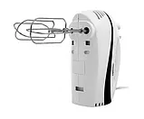 Міксер ручний Mesko MS 4227, 300 Вт, 5 швидкостей, функція Turbo, вінчики та гачки в комплекті, фото 2