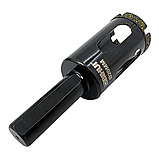 Алмазна коронка BIHUI Ceramics PRO 20 мм під дриль (DBW20), фото 3