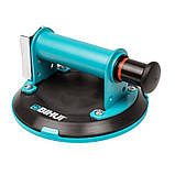 Вакуумна помпова присоска BIHUI STEEL 152 мм з металевою ручкою та манометром (SCVG6), фото 4