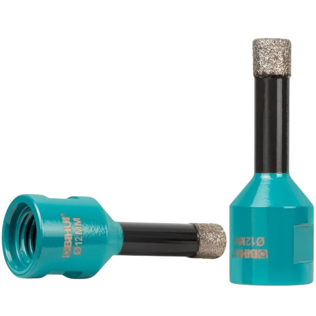 Алмазна коронка BIHUI TURBO 12 мм для сухого свердління М14 (DBDF12), фото 1