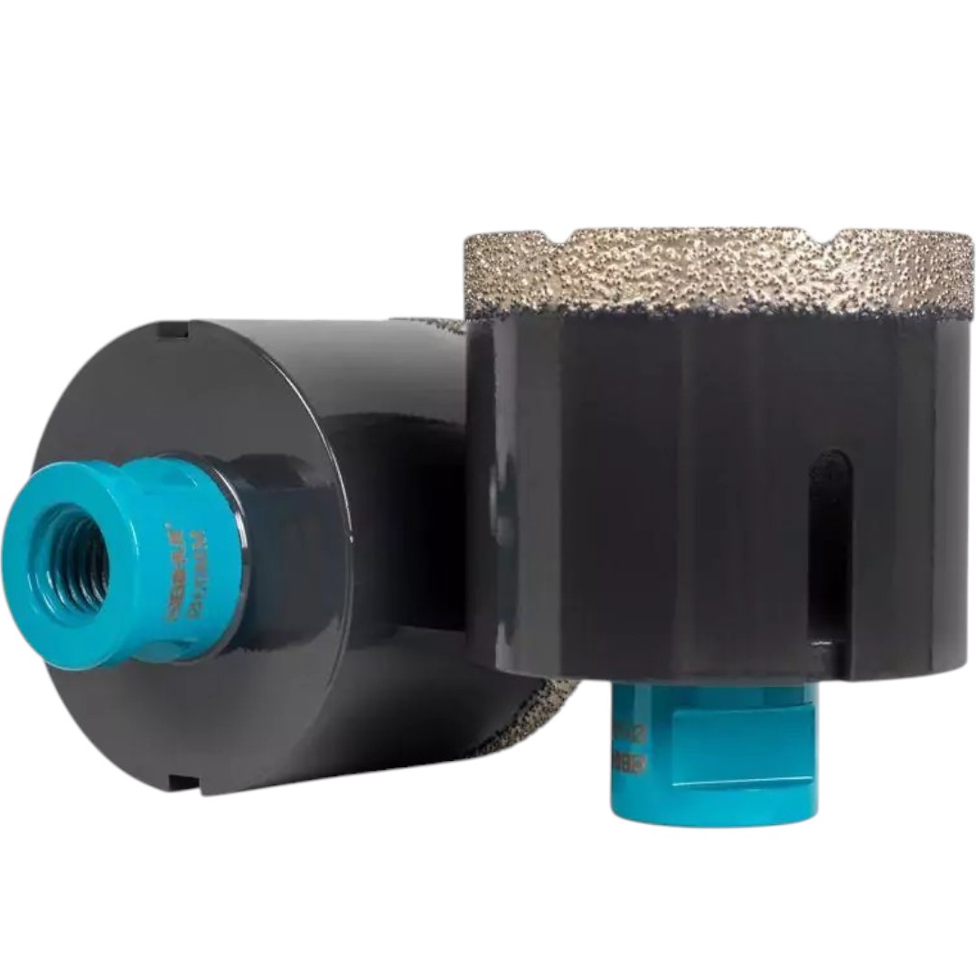 Алмазна коронка BIHUI TURBO 55 мм для сухого свердління М14 (DBDF55), фото 1