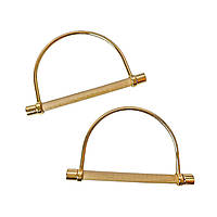 Ручки для сумок напівкруглі Золото