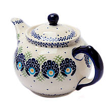 Чайник керамічний із ситечком 0,9 л, фото 4