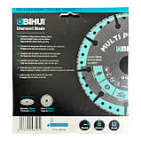Диск алмазний BIHUI MULTI PURPOSE 180x2,6x22,23 мм (DSBS180), фото 5
