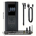 Акумуляторний цифровий насос AIR VC-029 60 W Type-C з ліхтариком і перехідниками, фото 9