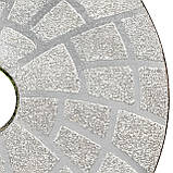 Алмазний гнучкий шліфувальний круг BIHUI VACUUM на липучці №100 (DPV410), фото 2