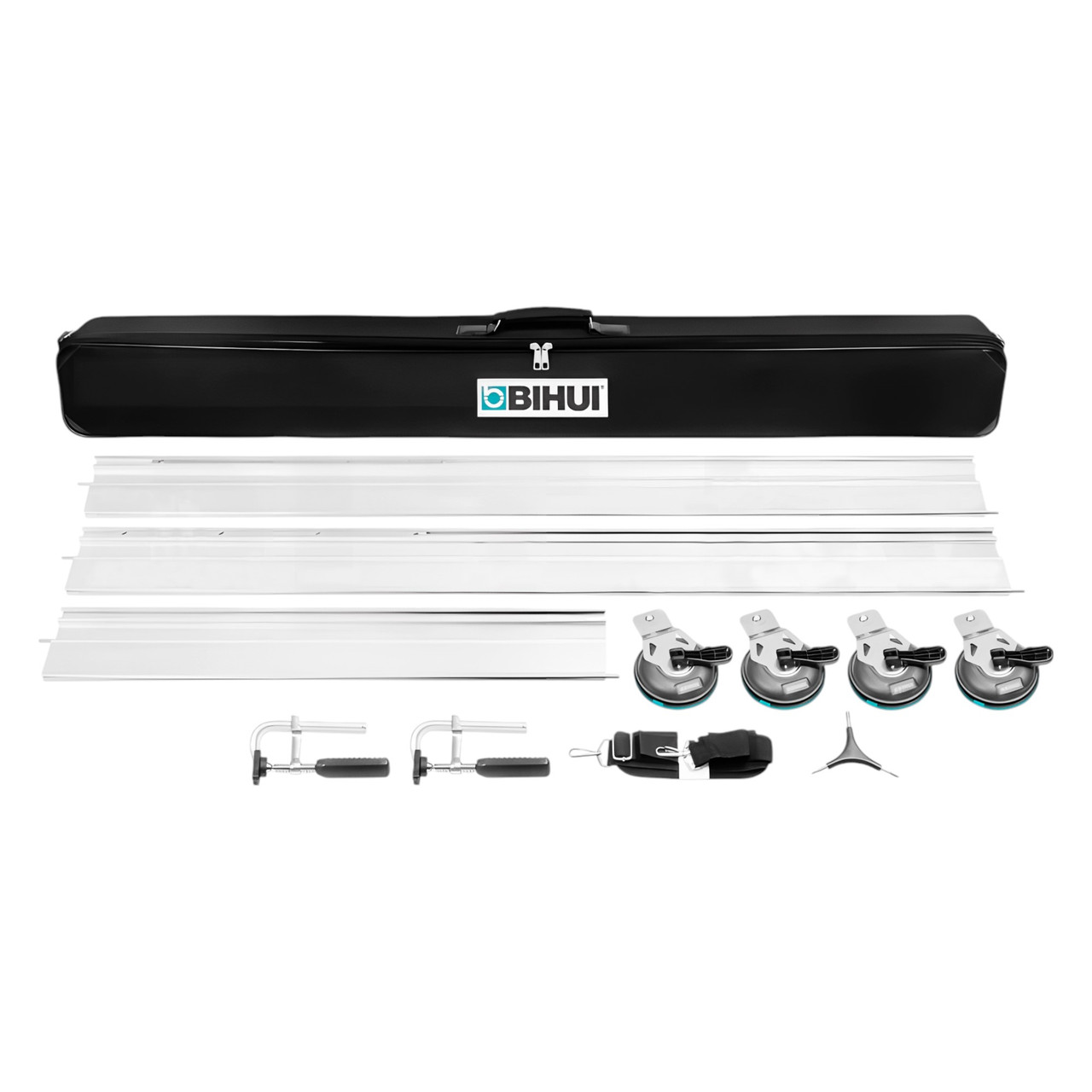 Напрямні BIHUI INFINITY для системи порізки з 3-х секцій (1,4+1,4+0,8м) з присосками, в кейсі (LFRS5), фото 1