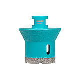 Алмазна коронка-фреза BIHUI 50-70 мм для сухого свердління М14 (DMM50), фото 2