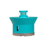 Алмазна коронка-фреза BIHUI 68-88 мм для сухого свердління М14 (DMM68), фото 2