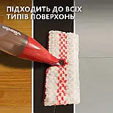 Швабра Vileda 1-2 Spray Max BOX Mop, з резервуаром 750 мл, двостороння мікрофібра, поворотна головка 180°, фото 3