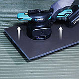 Віброприсоска акумуляторна BIHUI для усадки плитки 16V 2.0A/h 115 мм + 2 акумулятори BIHUI 16V (LFTBU), фото 9