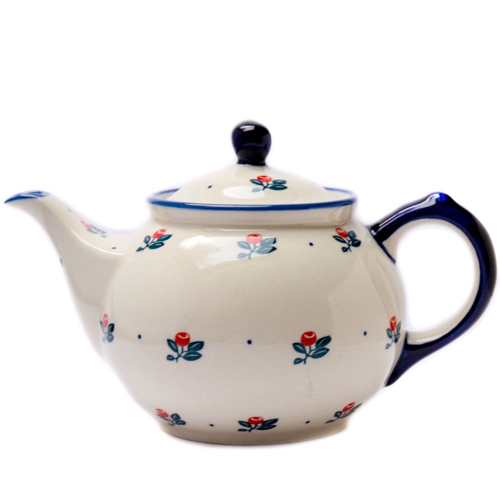 Чайник керамічний із ситечком 0,9 л Red Berries