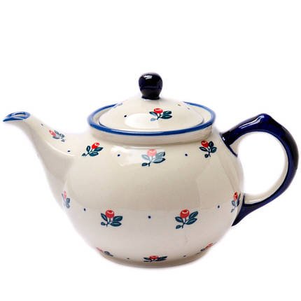 Чайник керамічний із ситечком 0,9 л Red Berries, фото 2