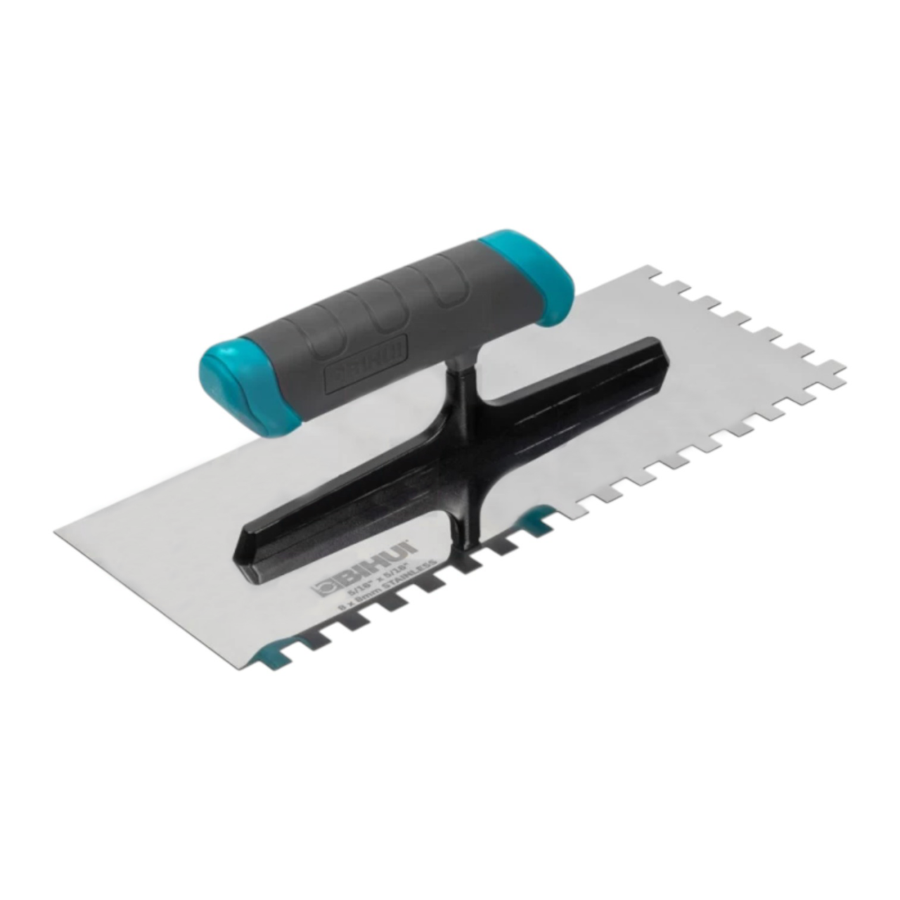 Зубчастий шпатель BIHUI CONTROL зуб 8 мм із нержавіючої сталі 280х115 мм (PTSS08), фото 1