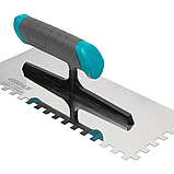 Зубчастий шпатель BIHUI CONTROL зуб 8 мм із нержавіючої сталі 280х115 мм (PTSS08), фото 3