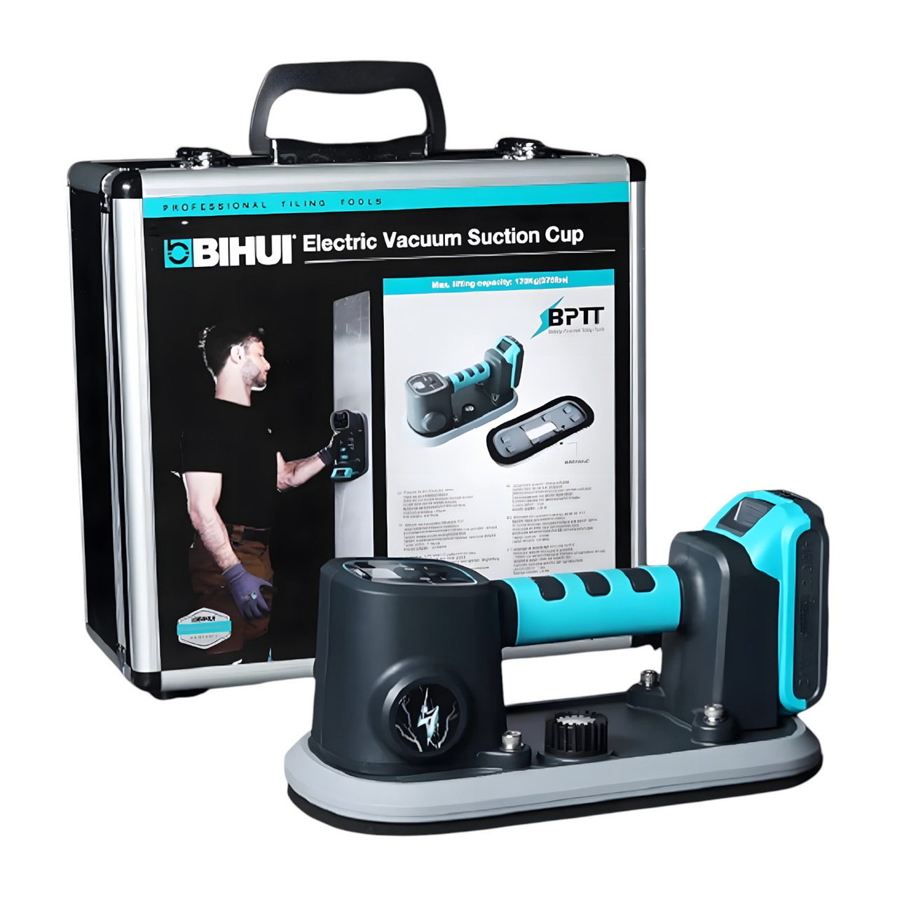 Акумуляторна присоска BIHUI LIFTUP з манометром (LFBSL(EURO)), фото 1